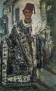 Lovis Corinth Orientalischer Teppichhandler painting